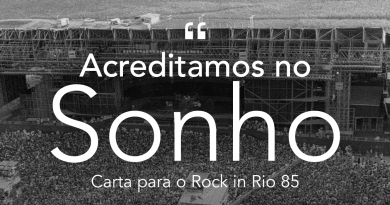 Carta para o Rock in Rio de 85